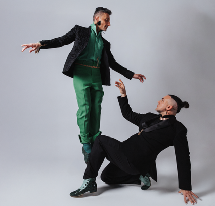 Los bailarines argentinos Martin Maldonado y Maurizio Ghella, residentes en Viena, Austria, se presentarán el 10 de septiembre. Foto gentileza M&M.