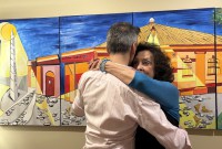 Yolanda Romero Hume, fundadora de Argentine Tango Society of Greater Washington, con el bailarín y maestro, Martín Maldonado. Foto: Danzahoy.