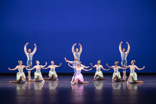 Cuerpo de baile y solistas del Dance Theatre of Harlem en “Donizetti Variations” de George Balanchine. Foto: Rachel Papo. Gentileza WPA.